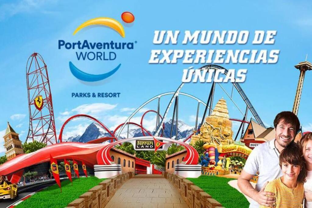 Piso Grande-Playa A 250M-Portaventura A 15Min Por Autovia Daire Miami Playa Dış mekan fotoğraf